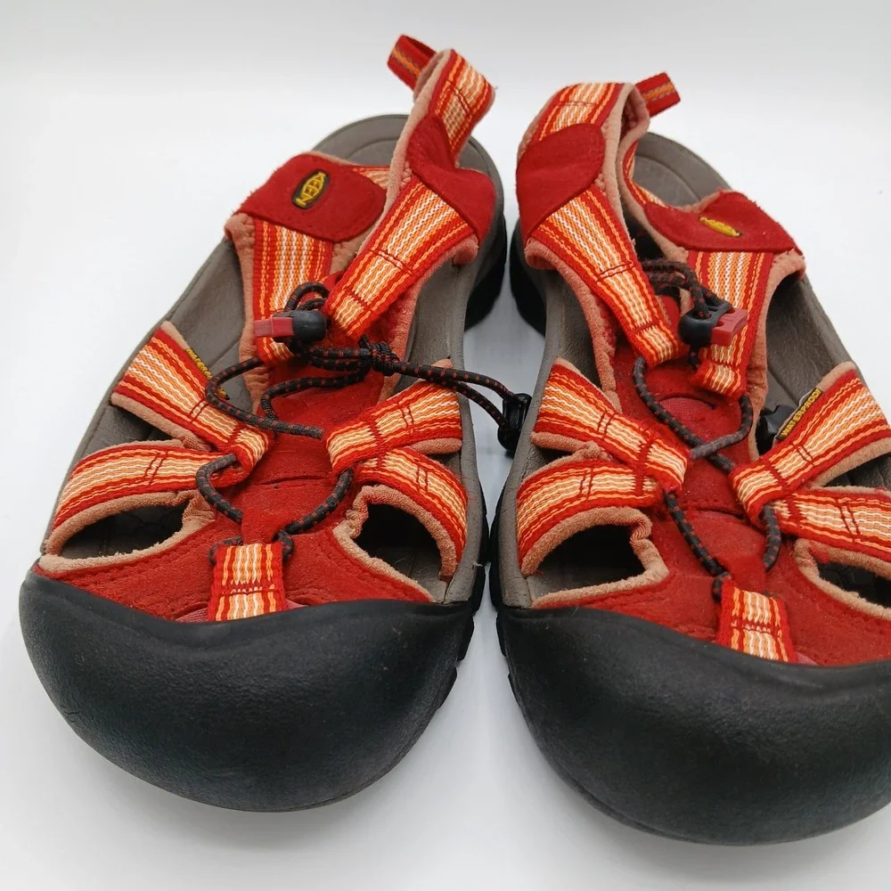 Keen Shoes‎ Womens Red Orange Waterproof Outdoor Sandals Hiking Water EU 39 US 8